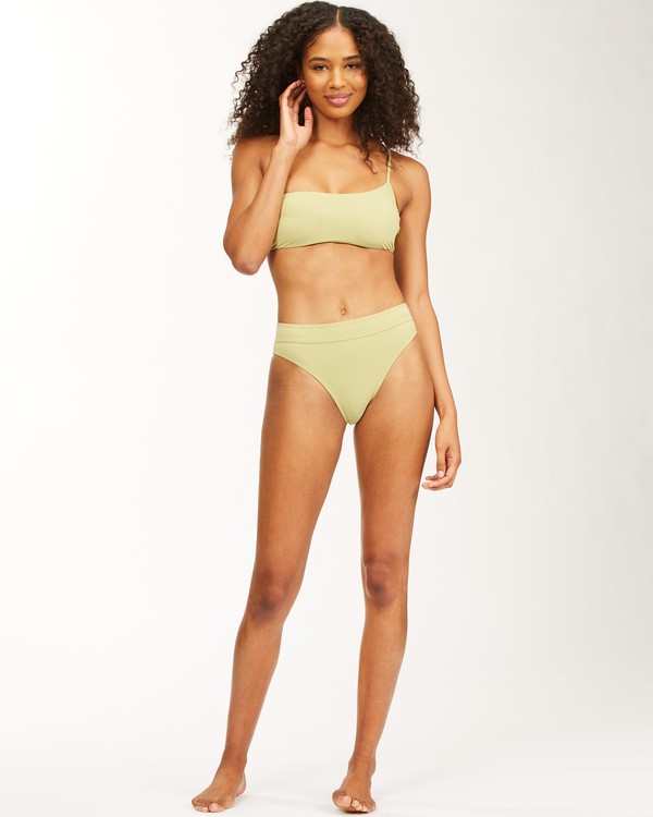 2 Sol Searcher Maui Rider - Bikini Bottoms for Women Green X3SB24BIMU Billabong
