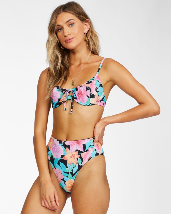 2 Tropic Time Ruched Underwire - Top de bikini de tejido reciclado para Mujer  X3ST16BIS1 Billabong