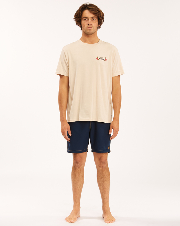 5 Wrangler Icons 17" - Boardshorts f&uuml;r M&auml;nner Blau Z1BS06BIF1 Billabong