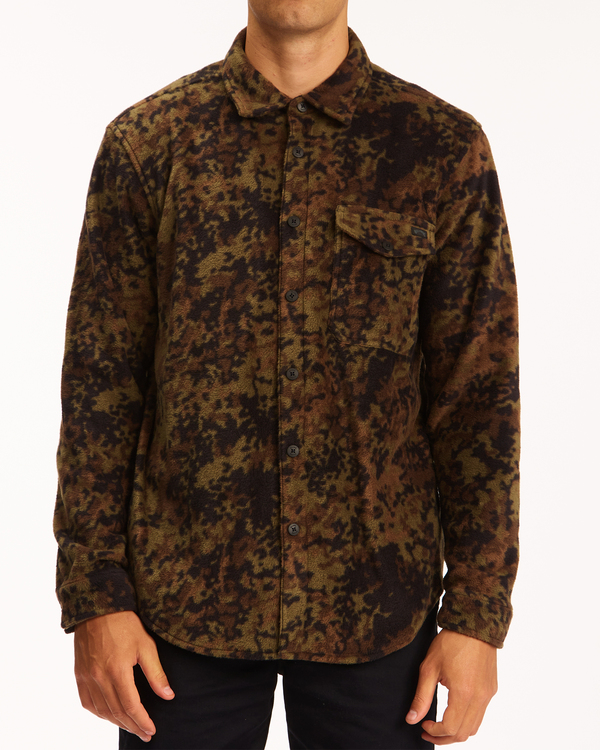 0 Furnace Flannel - Fleece Shirt for Men Grey Z1FL47BIF1 Billabong