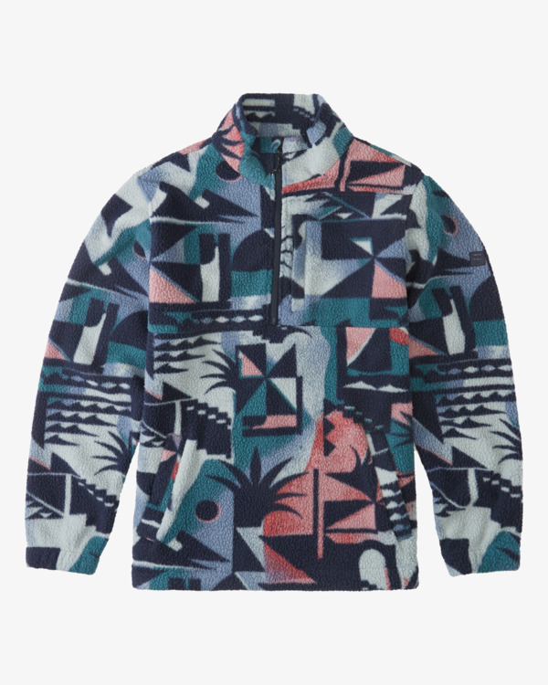 5 Boundary - Furnace-Fleece mit Halbreißverschluss für Männer Blau Z1FL52BIF1 Billabong
