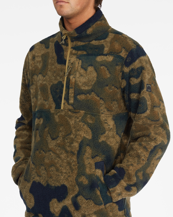 10 Boundary - Polaire Furnace demi-zip pour Homme Bleu Z1FL60BIF1 Billabong