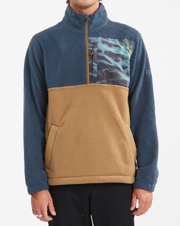 2 Boundary - Polaire Furnace demi-zip pour Homme Bleu Z1FL60BIF1 Billabong