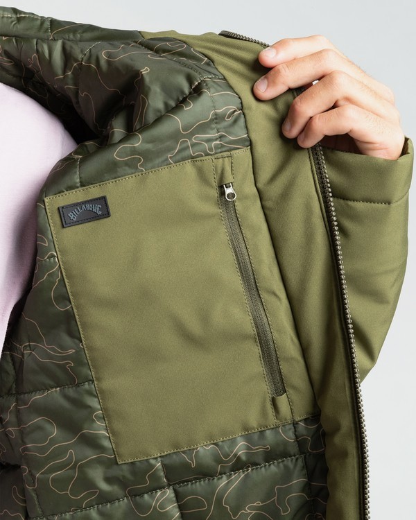 4 Transport Stretch 10K - Casaco impermeável para Homem Marrom Z1JK36BIF1 Billabong