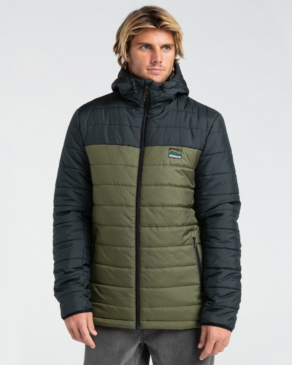 Surf Check Puffer Puffer Jacket for Men Billabong