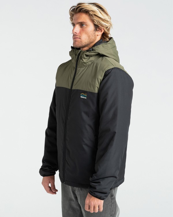 3 Bus Stop - Puffer Jacket for Men Preto Z1JK38BIF1 Billabong