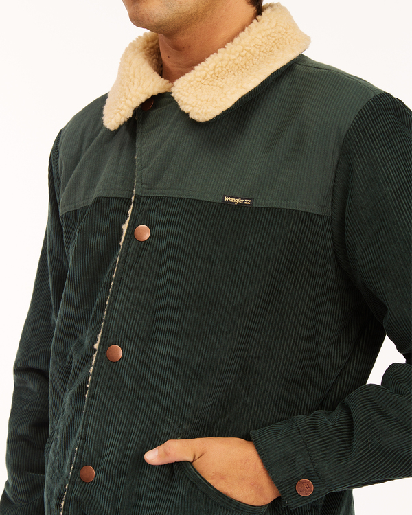 8 Wrangler Range - Corduroy Jacket for Men Green Z1JK48BIF1 Billabong