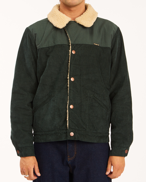 1 Wrangler Range - Corduroy Jacket for Men Green Z1JK48BIF1 Billabong