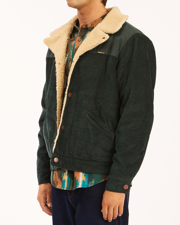 7 Wrangler Range - Corduroy Jacket for Men Green Z1JK48BIF1 Billabong