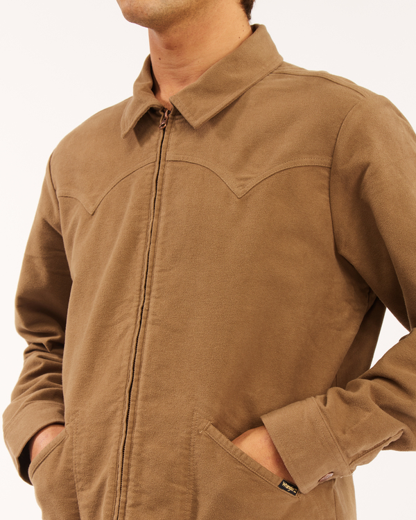 4 Wrangler Maverick Moleskin - Veste pour Homme Marron Z1JK50BIF1 Billabong