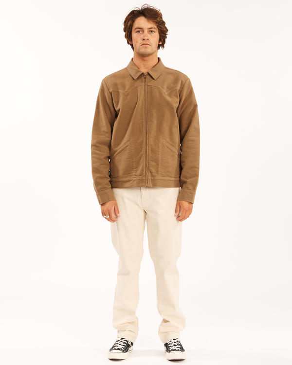 1 Wrangler Maverick Moleskin - Veste pour Homme Marron Z1JK50BIF1 Billabong
