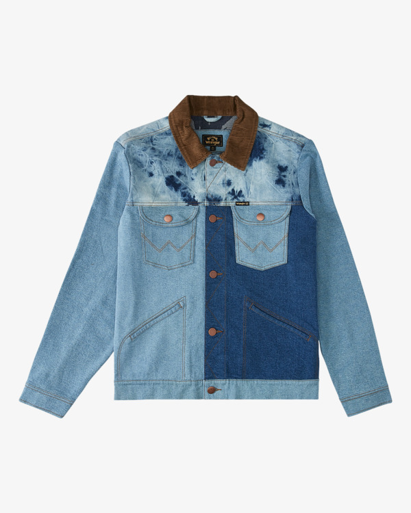 6 Wrangler Team Ranch Mixup - Denim Jacket for Men Blue Z1JK52BIF1 Billabong