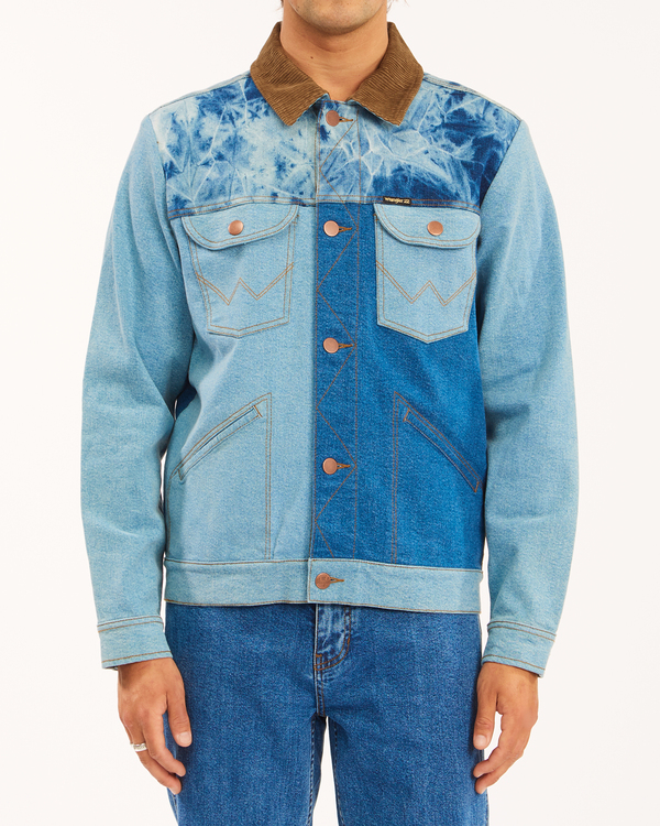1 Wrangler Team Ranch Mixup - Denim Jacket for Men Blue Z1JK52BIF1 Billabong
