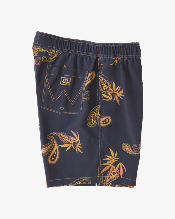 3 Wrangler Hazy Paisley Layback 17" - Boardshort para Hombre Azul Z1LB03BIF1 Billabong