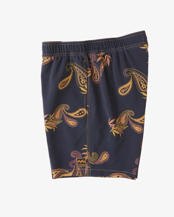 4 Wrangler Hazy Paisley Layback 17" - Boardshort para Hombre Azul Z1LB03BIF1 Billabong