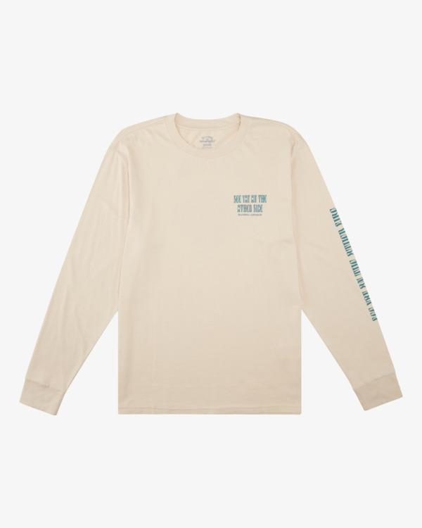 5 Wrangler Westward - Longsleeve f&uuml;r M&auml;nner Weiss Z1LS05BIF1 Billabong