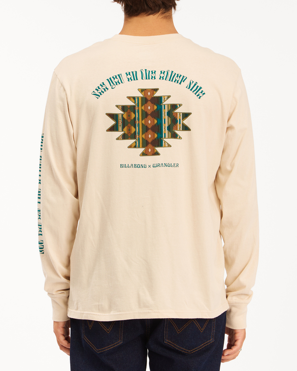 2 Wrangler Westward - Longsleeve f&uuml;r M&auml;nner Weiss Z1LS05BIF1 Billabong