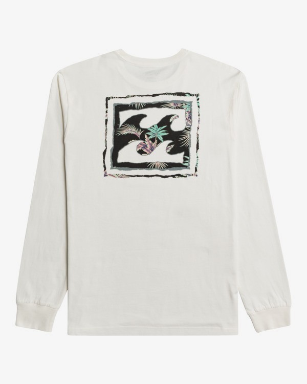 4 Crayon Wave - Long Sleeve T-Shirt for Men White Z1LS13BIF1 Billabong