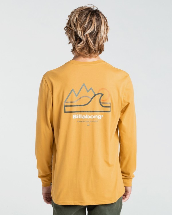3 Peak Wave - Long Sleeve T-Shirt for Men Yellow Z1LS28BIF1 Billabong