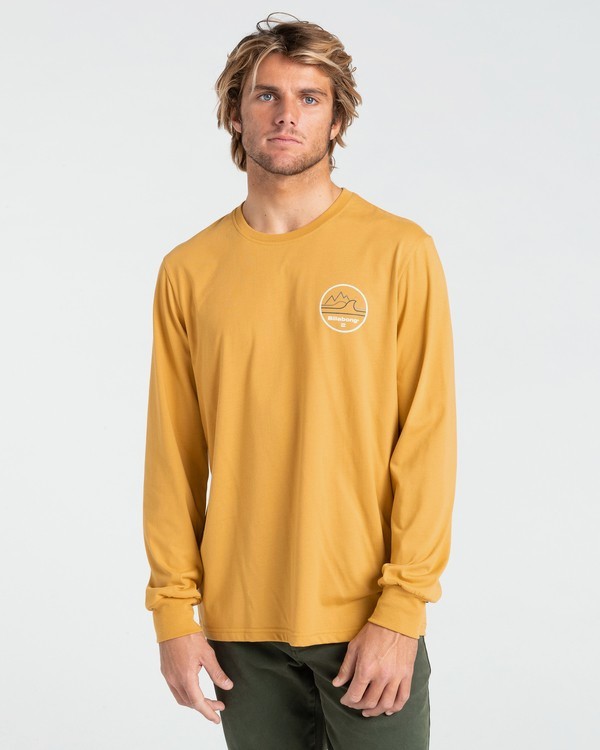 1 Peak Wave - Long Sleeve T-Shirt for Men Yellow Z1LS28BIF1 Billabong