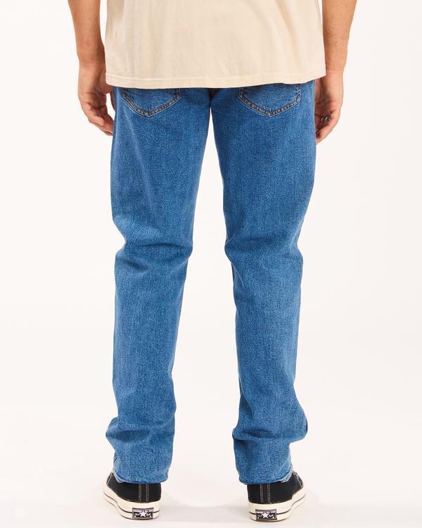 2 Wrangler 73 Hemp - Pantalones Vaqueros Rectos para Hombre Azul Z1PN11BIF1 Billabong