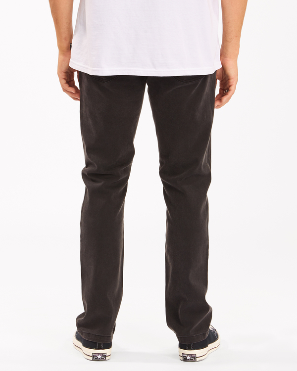 3 73 - Pantalones Vaqueros Rectos para Hombre Negro Z1PN12BIF1 Billabong