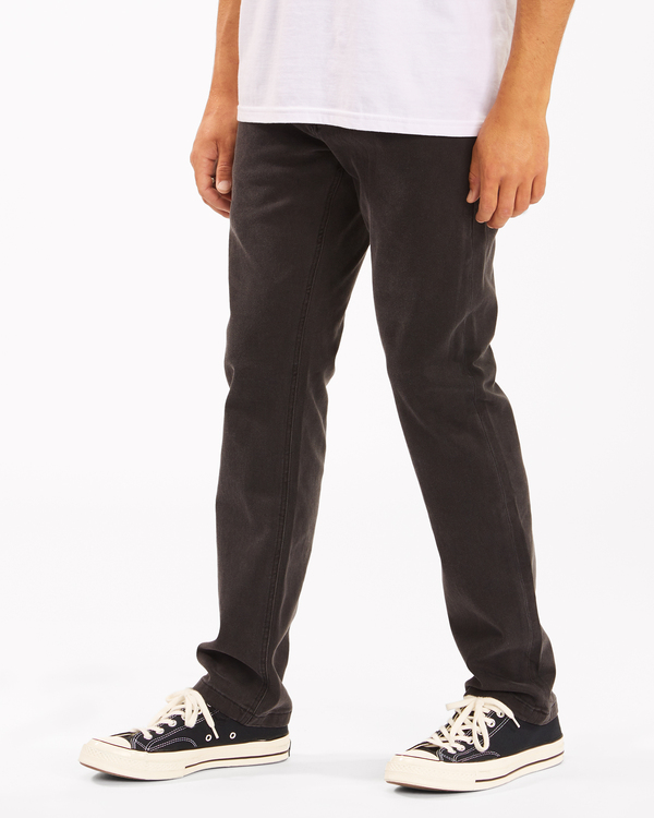 1 73 - Pantalones Vaqueros Rectos para Hombre Negro Z1PN12BIF1 Billabong