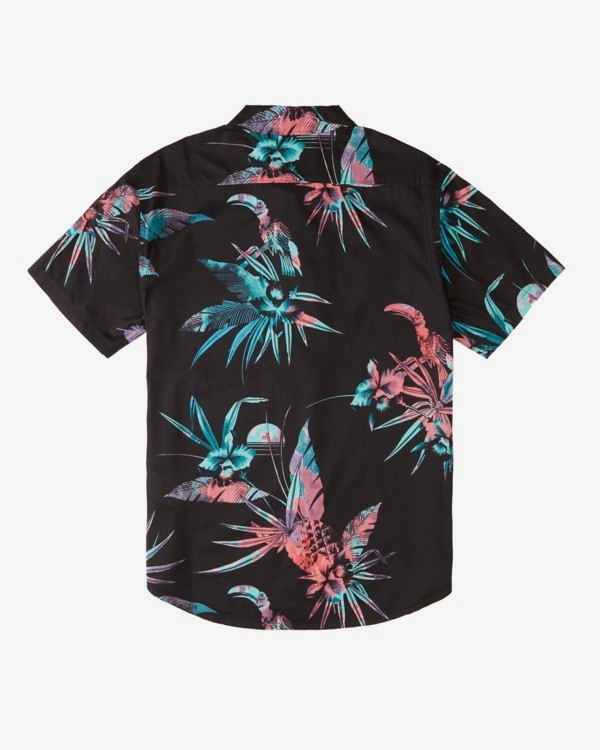 1 Sundays Floral - Short Sleeve Shirt for Men Blue Z1SH22BIF1 Billabong