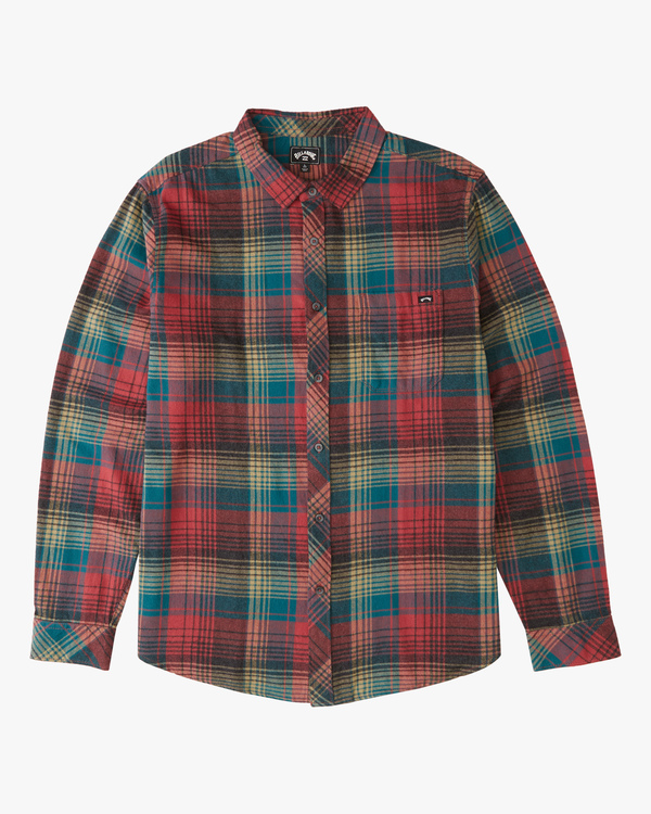 4 Coastline  - Camiseta de franela para Hombre Rojo Z1SH36BIF1 Billabong