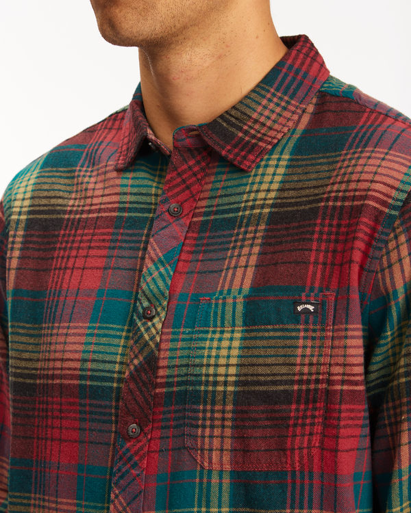 3 Coastline  - Camiseta de franela para Hombre Rojo Z1SH36BIF1 Billabong