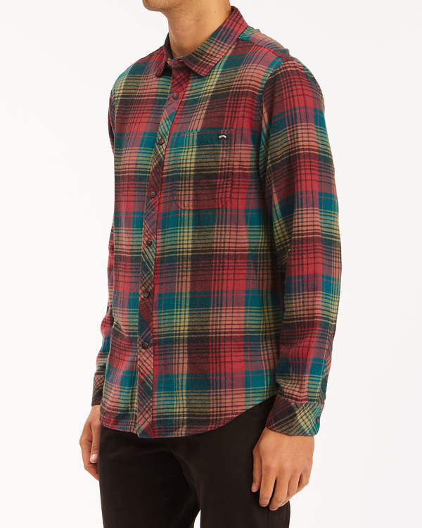 2 Coastline  - Camiseta de franela para Hombre Rojo Z1SH36BIF1 Billabong