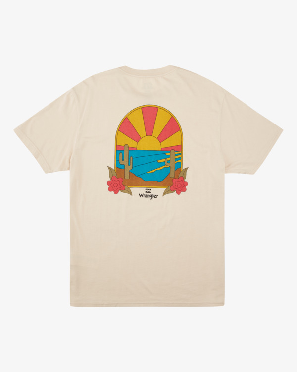 8 Wrangler Saguaro - T-Shirt f&uuml;r M&auml;nner Weiss Z1SS12BIF1 Billabong