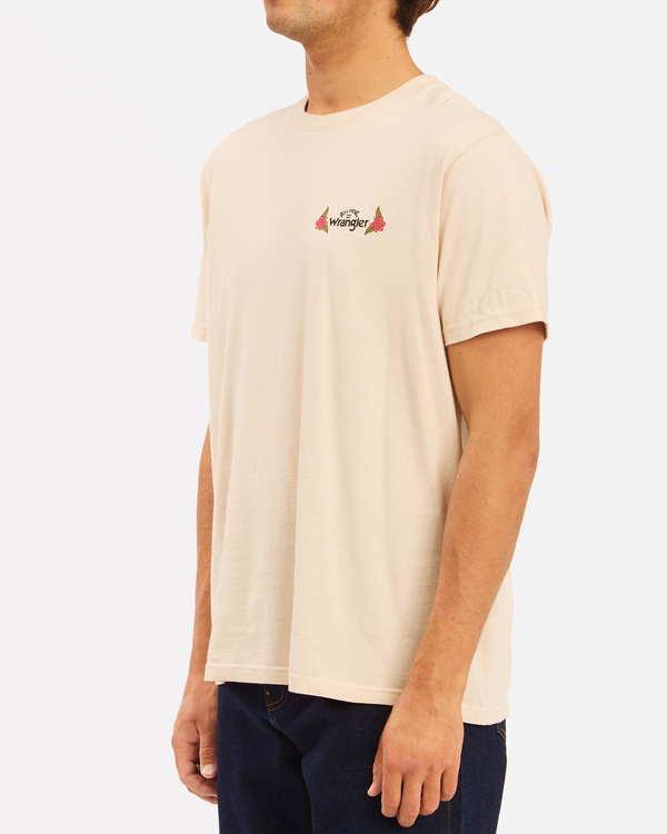 5 Wrangler Saguaro - T-Shirt f&uuml;r M&auml;nner Weiss Z1SS12BIF1 Billabong