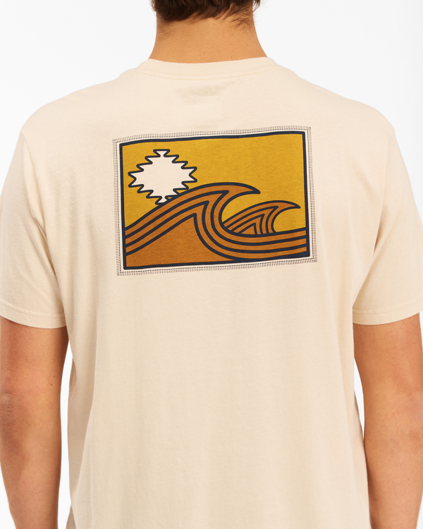 5 Wrangler Sandwave - T-Shirt for Men White Z1SS16BIF1 Billabong