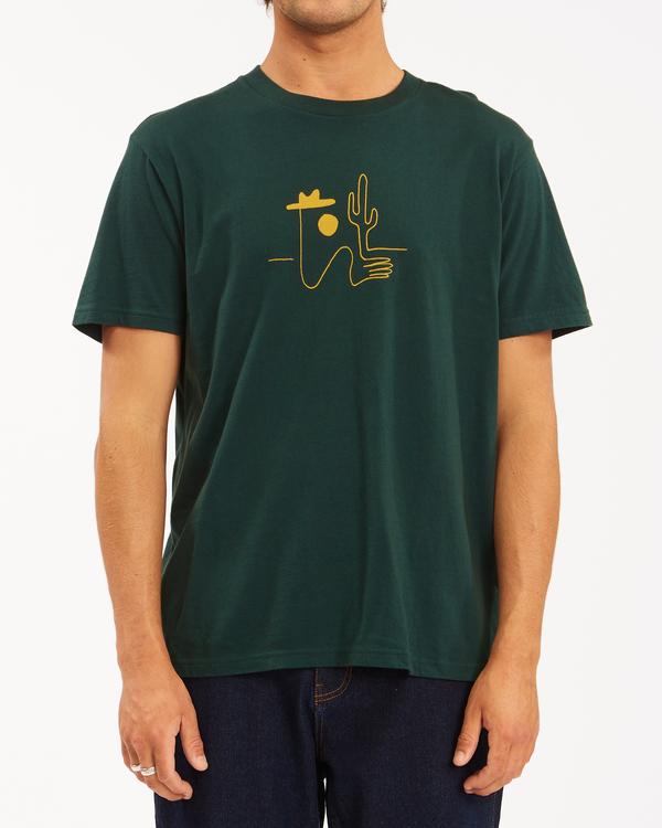 1 Wrangler Sleepwalker - T-Shirt for Men Green Z1SS17BIF1 Billabong