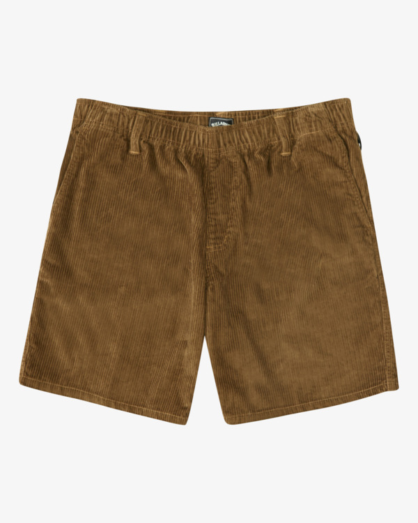 5 Wrangler Bowie Layback - Short de Pana para Hombre Marron Z1WK50BIF1 Billabong
