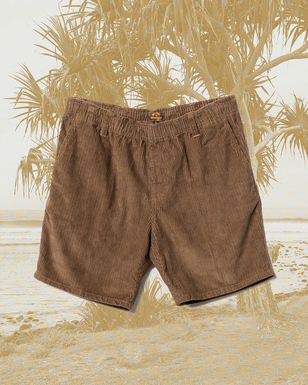 0 Wrangler Bowie Layback - Short de Pana para Hombre Marron Z1WK50BIF1 Billabong