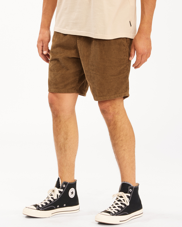 2 Wrangler Bowie Layback - Short de Pana para Hombre Marron Z1WK50BIF1 Billabong