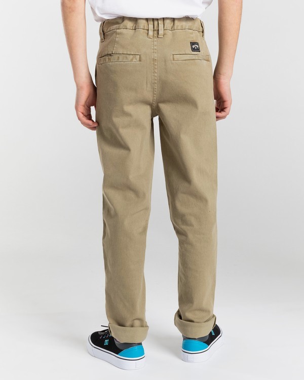 4 73 - Chinos for Boys 8 - 14 Grey Z2PT11BIF1 Billabong