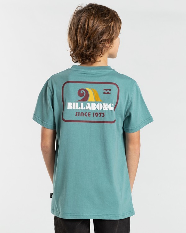 1 Walled - T-Shirt für Jungen Blau Z2SS17BIF1 Billabong
