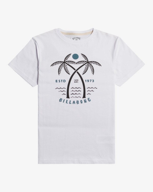 3 Double Head - T- shirt voor Jongens 8 - 14 White Z2SS20BIF1 Billabong