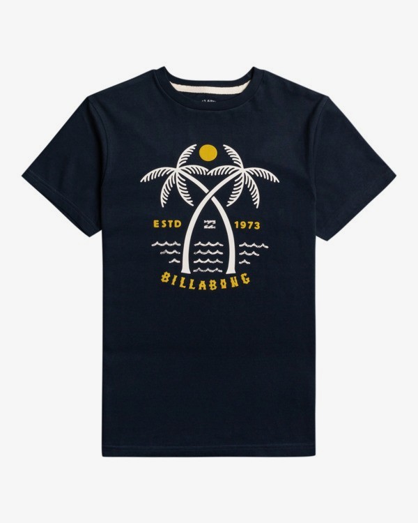 3 Double Head - T- Shirt for Boys 8 - 14 Blue Z2SS20BIF1 Billabong