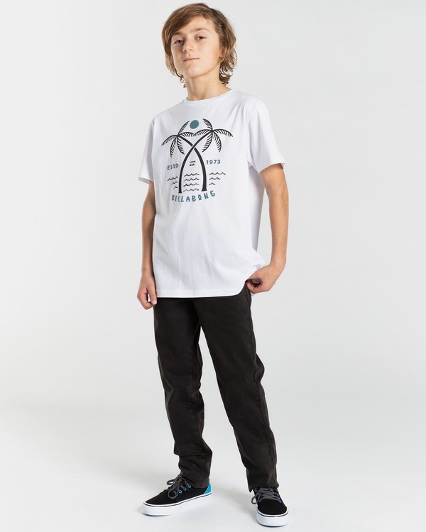 2 Double Head - T- shirt pour Gar&ccedil;on 8 - 14 Blanc Z2SS20BIF1 Billabong