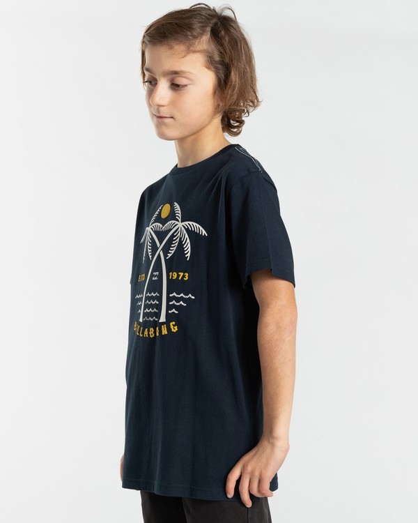 2 Double Head - T- Shirt for Boys 8 - 14 Blue Z2SS20BIF1 Billabong