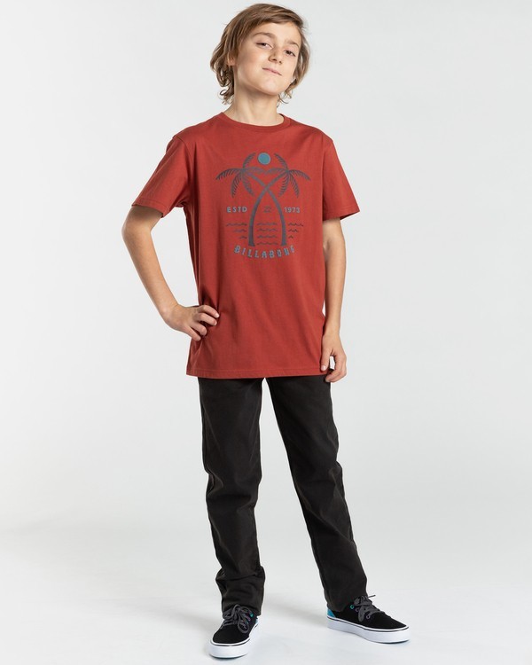 2 Double Head - Camiseta para Chicos 8 - 14 Azul Z2SS20BIF1 Billabong