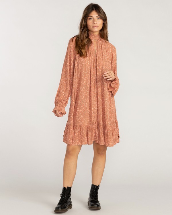 2 Morning Coffee - Robe pour Femme Marron Z3DR17BIF1 Billabong