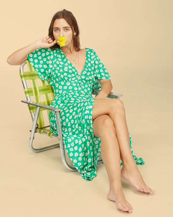 9 Wrangler Floral Dream - Robe midi pour Femme Violet Z3DR33BIF1 Billabong