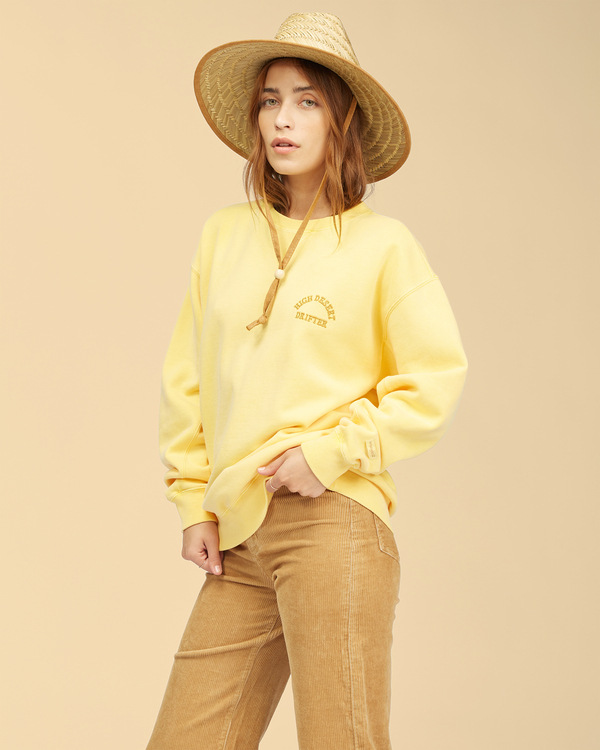 1 Wrangler Wayward - Sudadera para Mujer Amarillo Z3FL22BIF1 Billabong