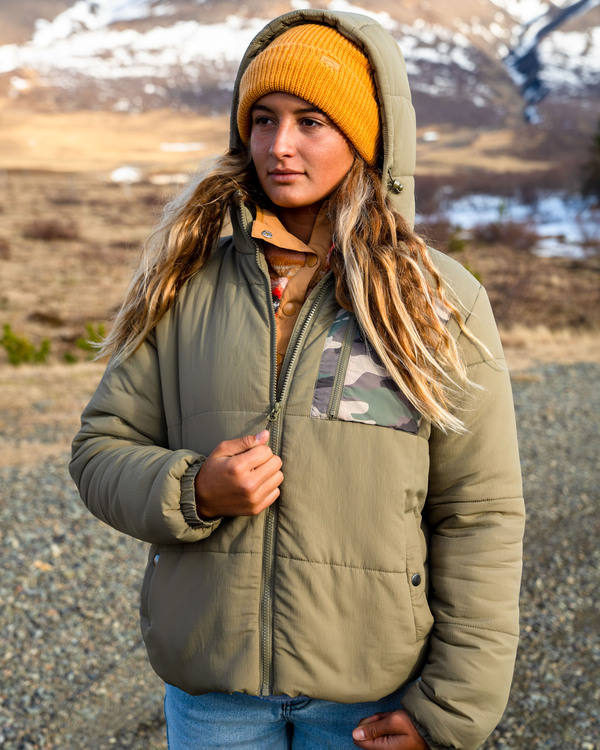 Billabong puffer jacket womens best sale