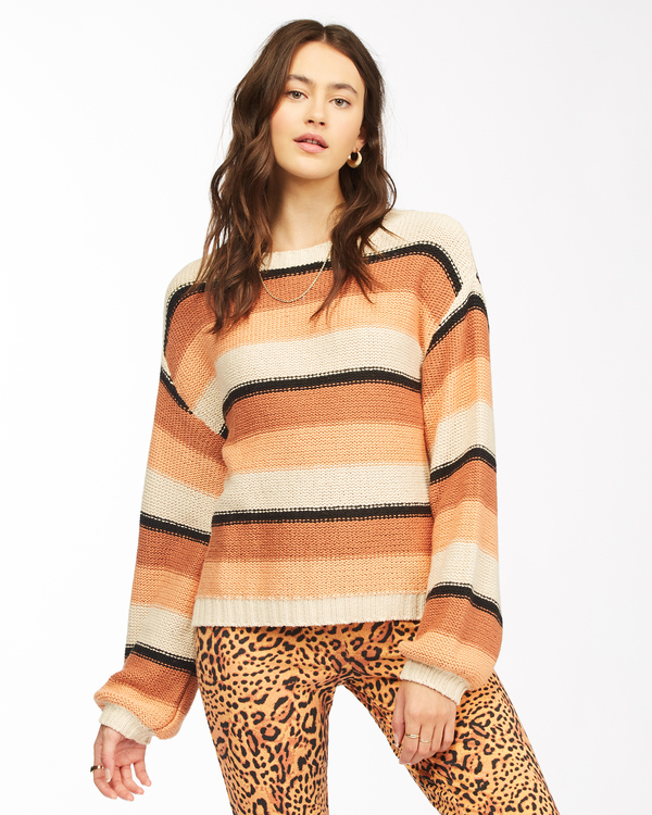 1 Seeing Double - Sudadera Crop para Mujer Marron Z3JP27BIF1 Billabong